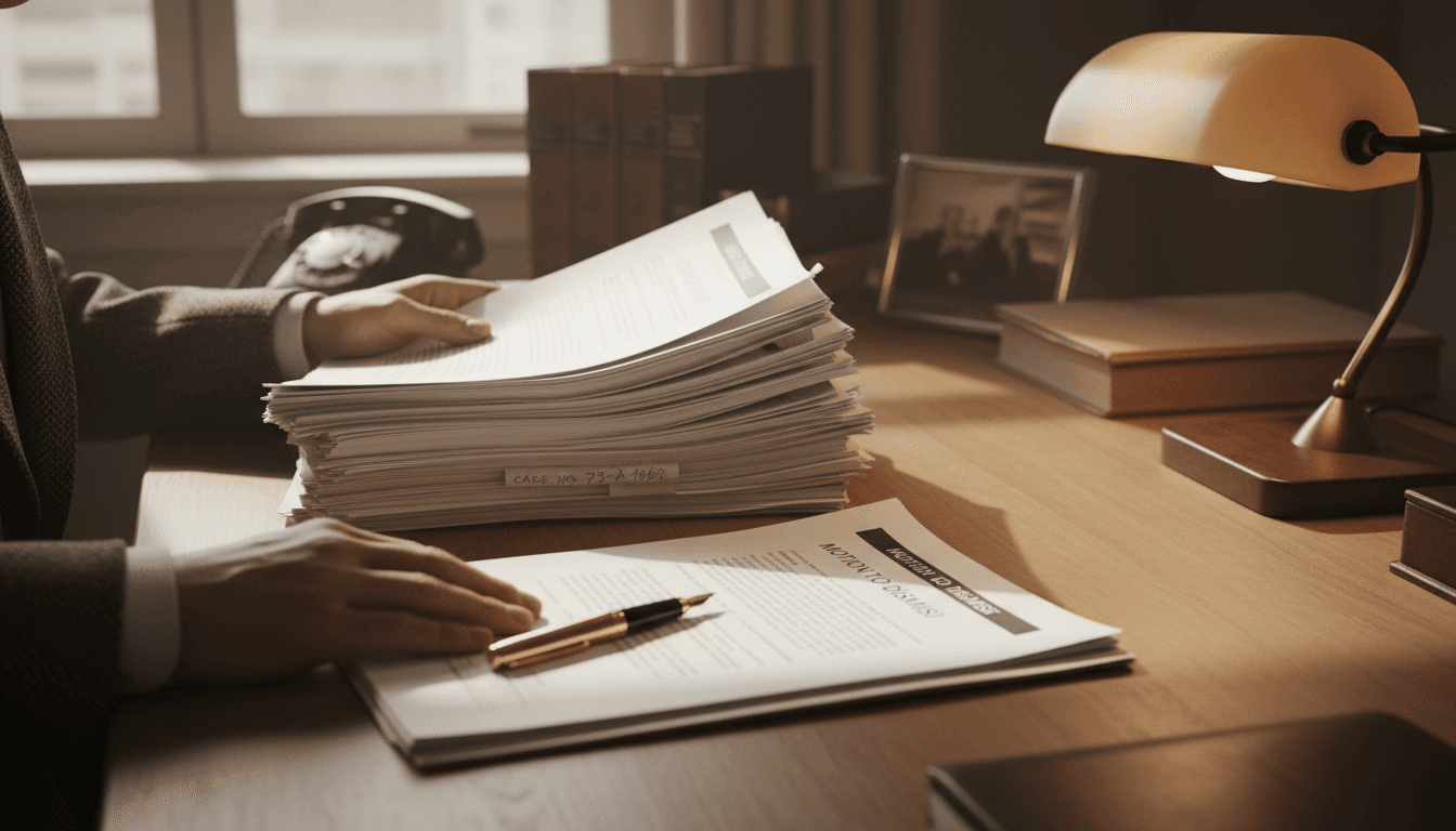 Family law professional reviewing parenting coordination case documents on a desk